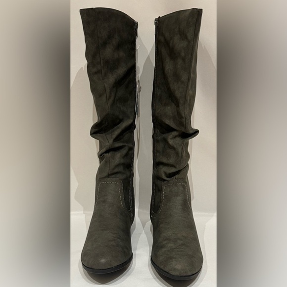 NEW Cliffs Francie Slouchy Faux Suede Knee-High Boots Size 8WIDE & WIDE CALF - Picture 5 of 11